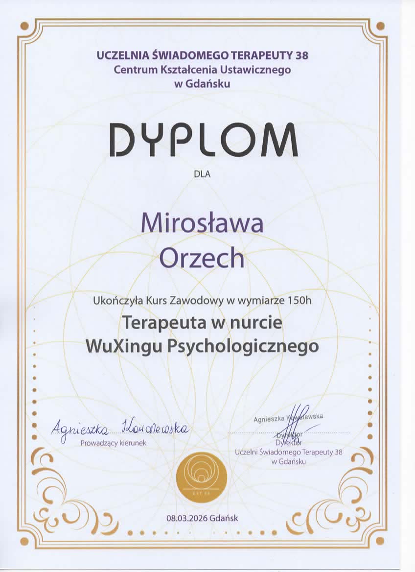 Dyplom Wuxing